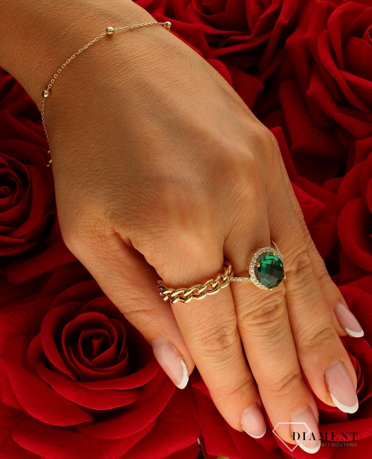 Złota bransoletka damska 375 celebrytka z kuleczkami BR 6769 375. Złota bransoletka damska. Złota bransoletka próby 375. Bransoletka złota damska delikatna celebrytka. Bransoletka złota celebrytka idealna na prezent d.jpg